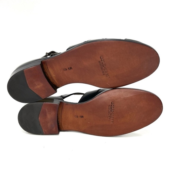 Vintage Cole Haan Fisherman Sandals Women’s Size 5 Black Woven Made in Italy EUC - Picture 6 of 11